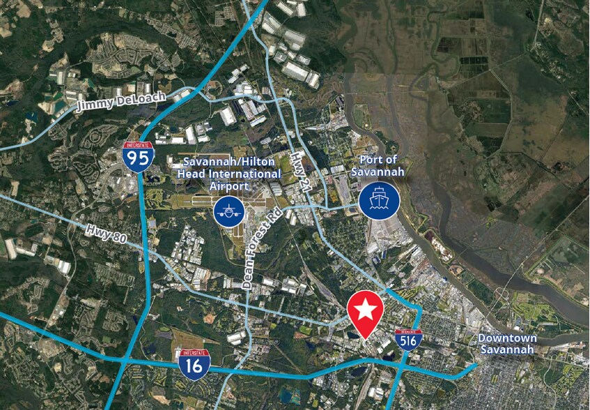 401 Telfair Rd, Savannah, GA 31415 Land For Lease