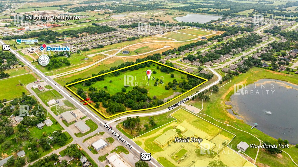 More Photos Of 12.83 Ac US-377 and Surveyors rd, Krugerville Land For Sale