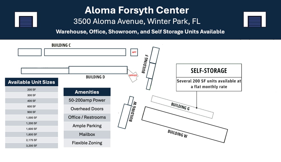 More Photos Of 3500 Aloma Ave, Winter Park Warehouse For Lease