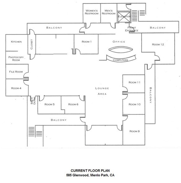 More Photos Of 585 Glenwood Ave, Menlo Park Office Residential For Lease