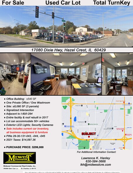 More Photos Of 17080 Dixie Hwy, Hazel Crest Auto Dealership For Sale