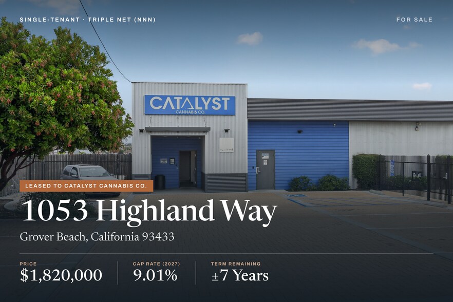 Primary Photo Of 1053 Highland Way, Grover Beach Warehouse For Sale