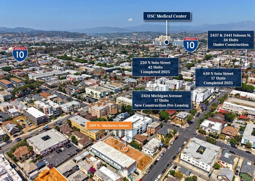 More Photos Of 209 N Mathews St, Los Angeles Land For Sale