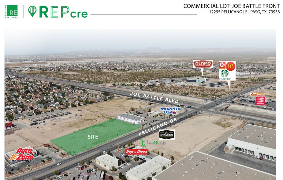 Primary Photo Of 12285 Pellicano Dr, El Paso Land For Sale