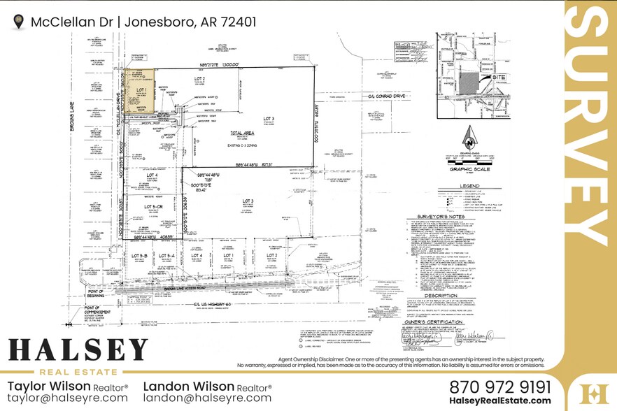 More Photos Of McClellan Dr, Jonesboro Land For Lease