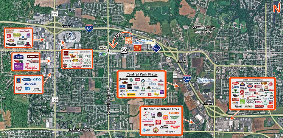 More Photos Of 1906-1908 W Hwy 50, O'Fallon Land For Sale