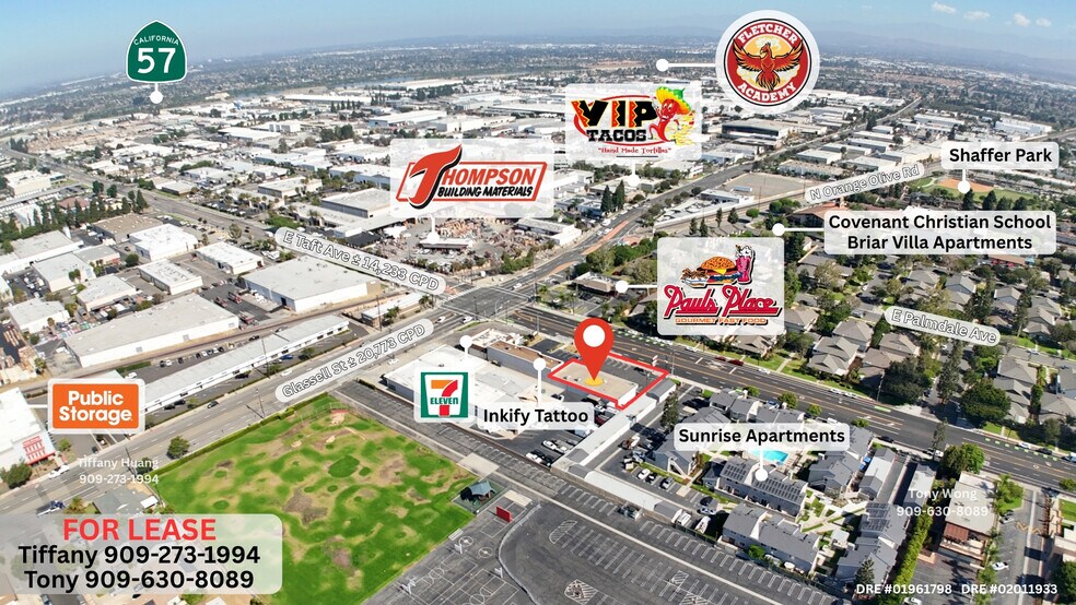 More Photos Of 138-140 E Taft Ave, Orange Freestanding For Lease