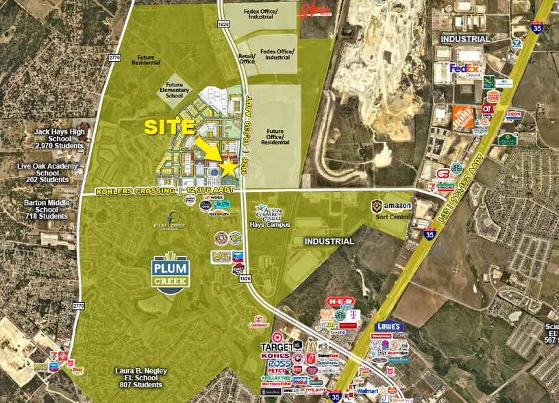 More Photos Of FM 1626, Kyle Land For Lease