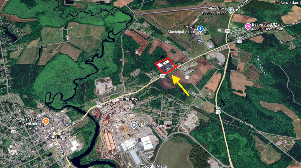 More Photos Of 1301-1333 Carrsville Hwy, Franklin Storefront For Sale