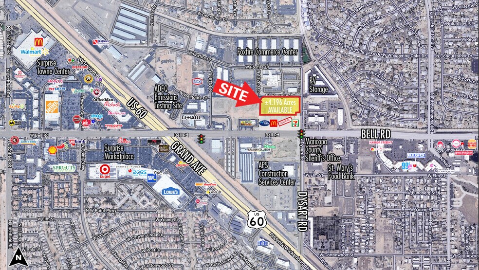 More Photos Of N Dysart Rd @ W Bell Rd, Surprise Land For Sale