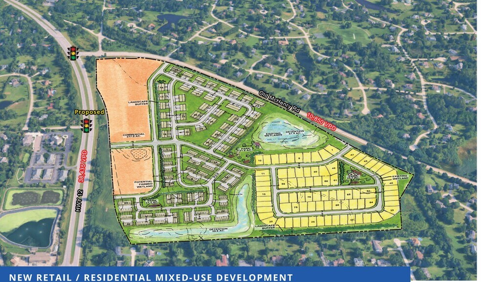 More Photos Of N Old McHenry & HWY 12, Hawthorn Woods Land For Sale