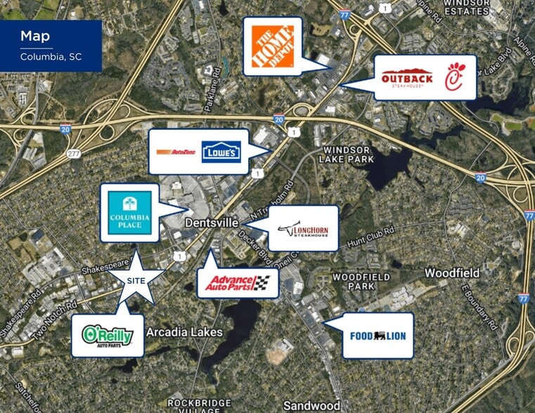More Photos Of 6531 Two Notch Rd, Columbia Freestanding For Lease