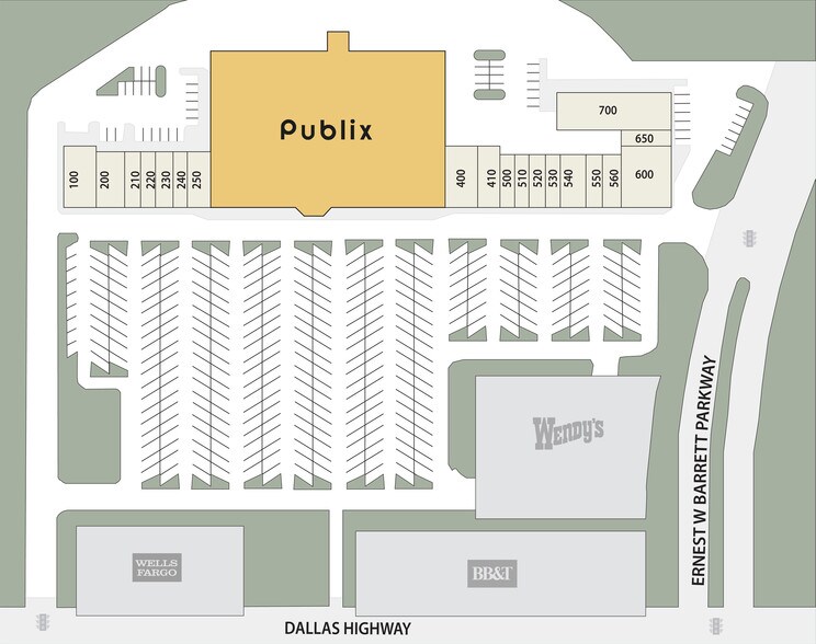 More Photos Of 2500 Dallas Hwy, Marietta General Retail For Lease