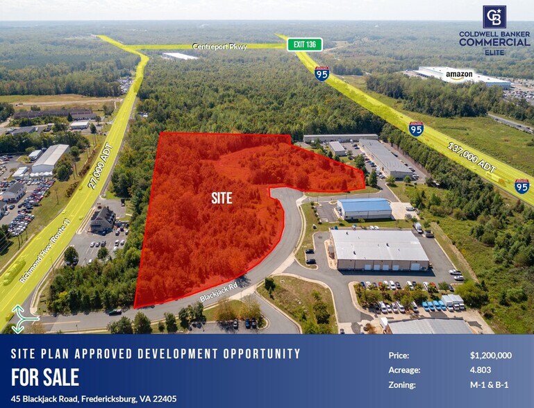 Primary Photo Of 45 Blackjack Rd, Fredericksburg Land For Sale