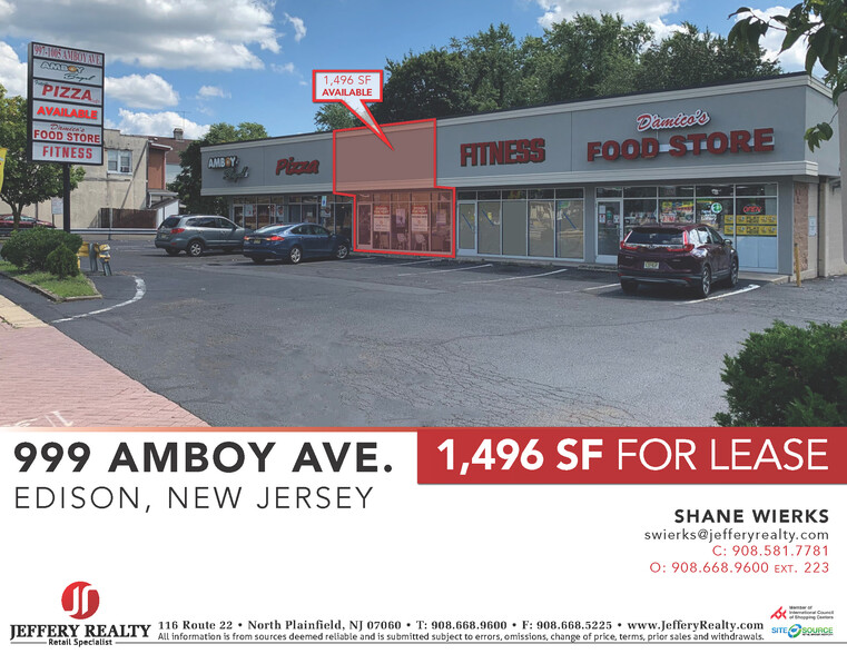 Primary Photo Of 997-1005 Amboy Ave, Edison Freestanding For Lease