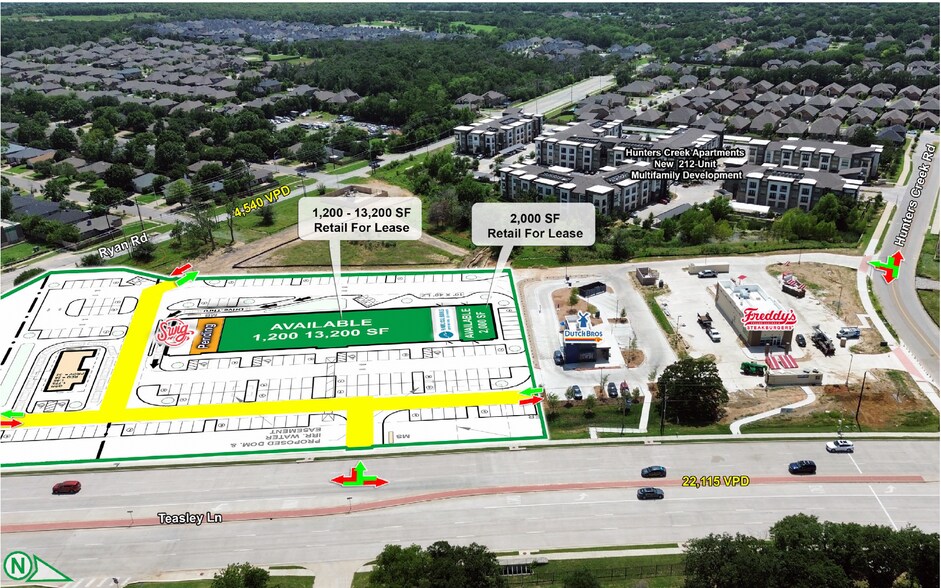 More Photos Of 3912 Teasley Ln, Denton Storefront For Lease