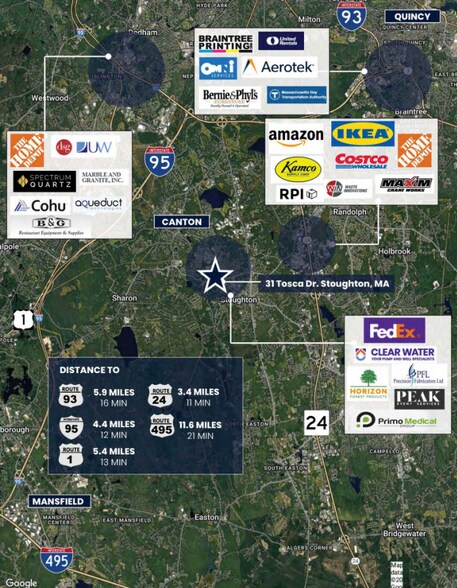 More Photos Of 31 Tosca Dr, Stoughton Distribution For Lease