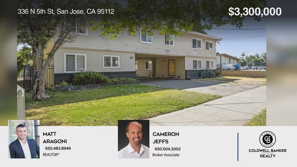 Primary Photo Of 336 N 5th St, San Jose Apartments For Sale