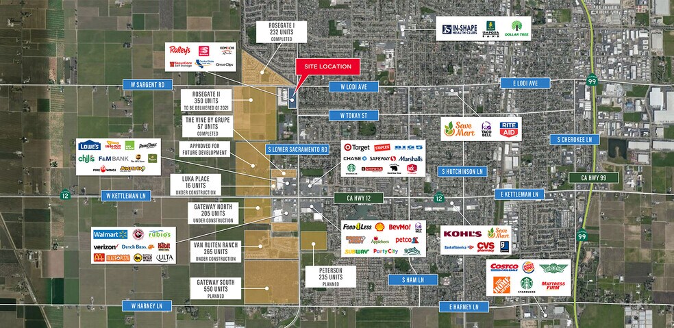 More Photos Of 311-333 Lower Sacramento Rd, Lodi Unknown For Lease