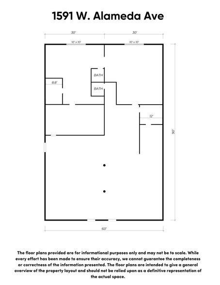 More Photos Of 1591 W Alameda Ave, Denver Showroom For Lease