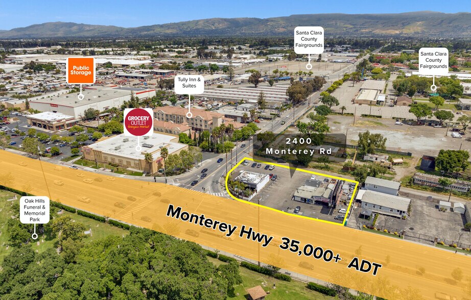 More Photos Of 2400-2410 Monterey Hwy, San Jose Restaurant For Sale