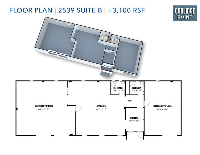 More Photos Of 2539-2545 Coolidge Ave, Orlando Warehouse For Lease