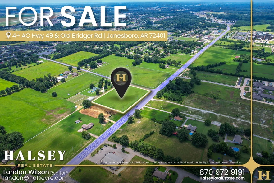 Primary Photo Of Hwy 49 and Old Bridger Road, Jonesboro Land For Sale