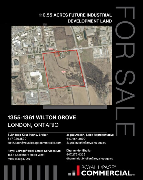 Primary Photo Of 1361 Wilton Grove Rd, London Land For Sale