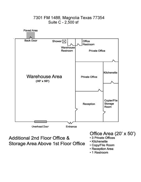 More Photos Of 7301 FM 1488, Magnolia Office For Sale