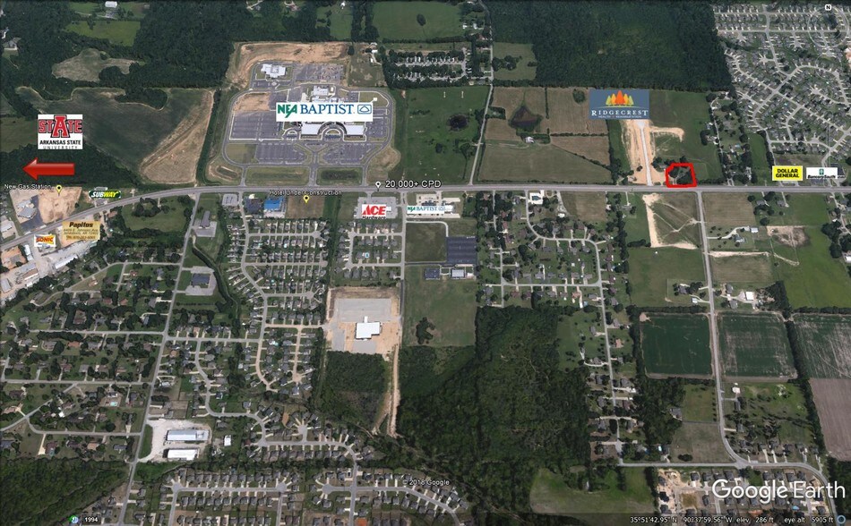 Primary Photo Of 5600 E Johnson Ave, Jonesboro Land For Sale
