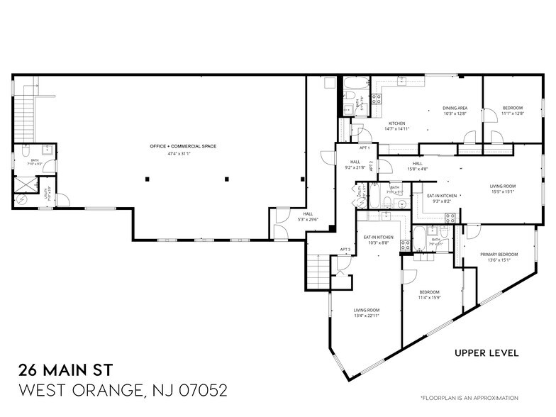 More Photos Of 26-28 Main St, Orange Storefront Retail Residential For Sale