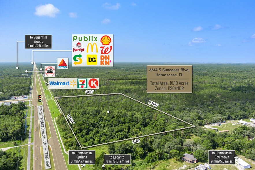 More Photos Of 6614 Suncoast blvd, Homosassa Land For Sale