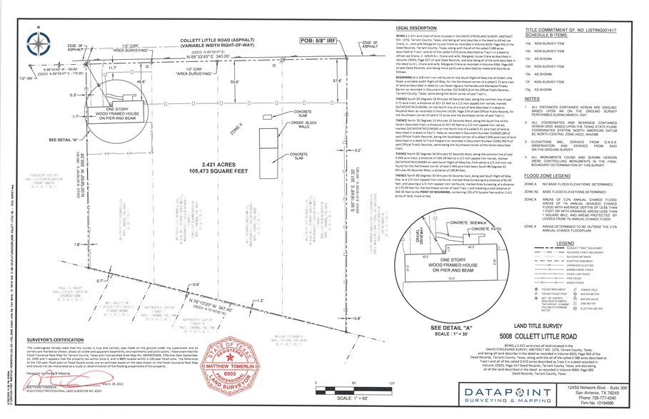 More Photos Of 5008 Collett Little Rd, Fort Worth Land For Sale