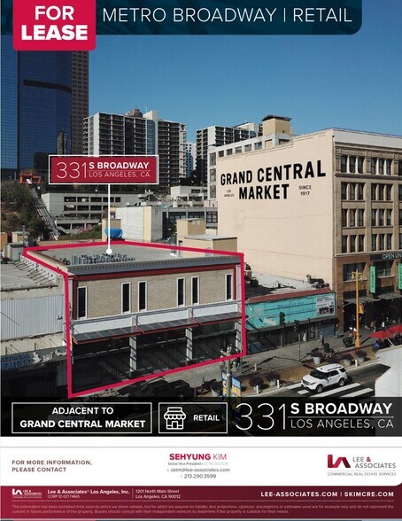 More Photos Of 331 S Broadway, Los Angeles Storefront For Lease