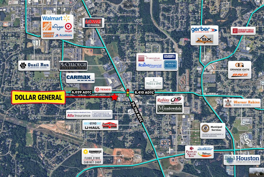 More Photos Of 1416 Leverette Rd, Warner Robins Convenience Store For Sale