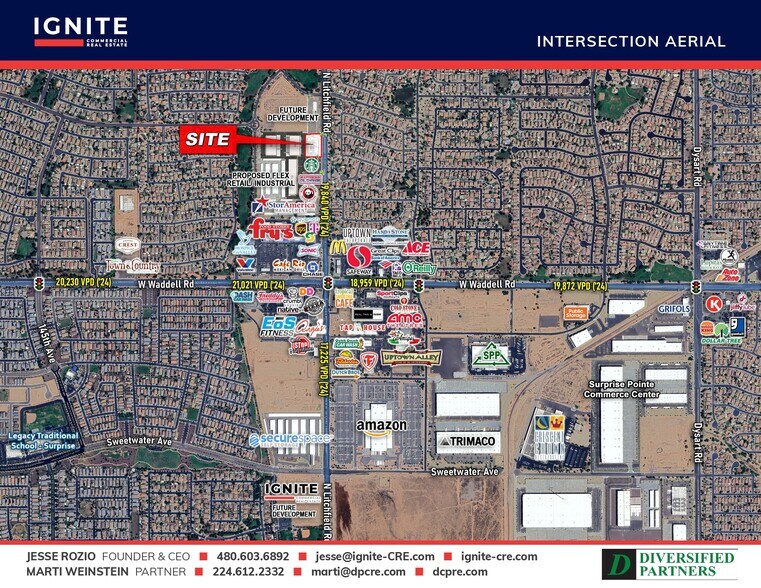More Photos Of N NWC Litchfield Rd @ Waddell Rd, Surprise Land For Lease