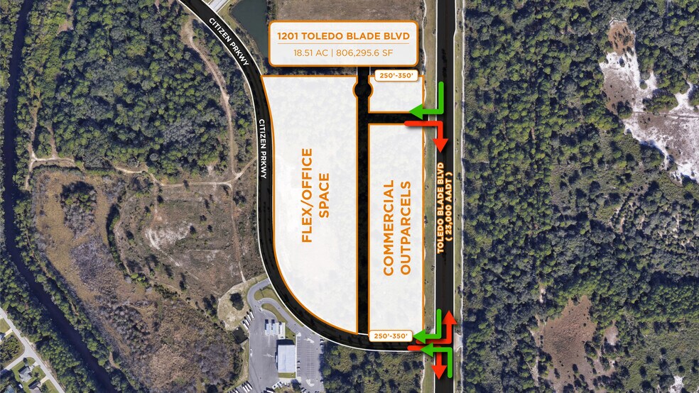 Primary Photo Of 1201 Toledo Blade Blvd, North Port Land For Sale