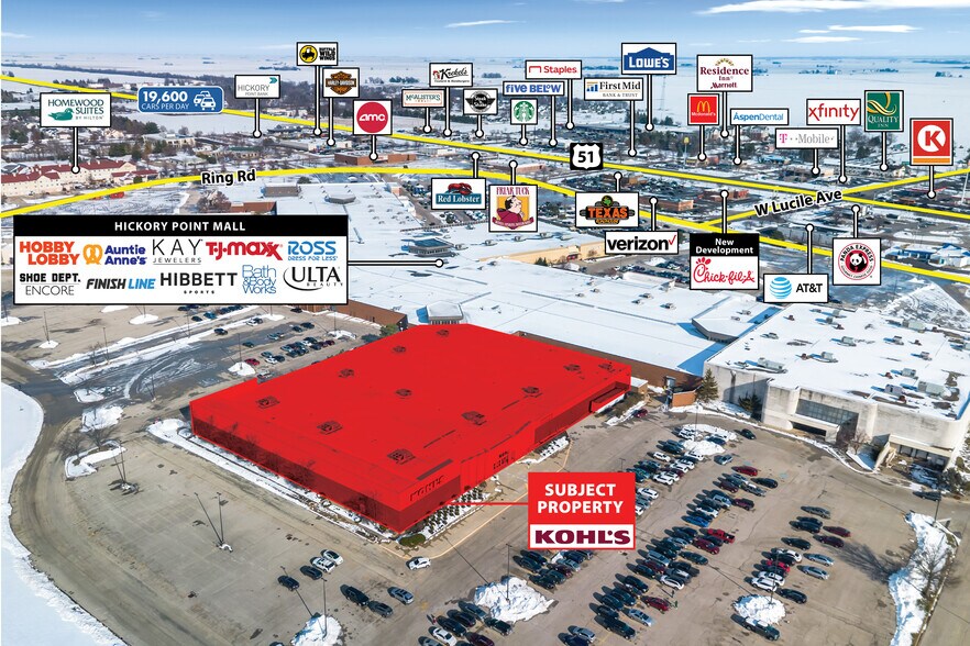 More Photos Of 1240 Hickory Point Mall, Forsyth Department Store For Sale