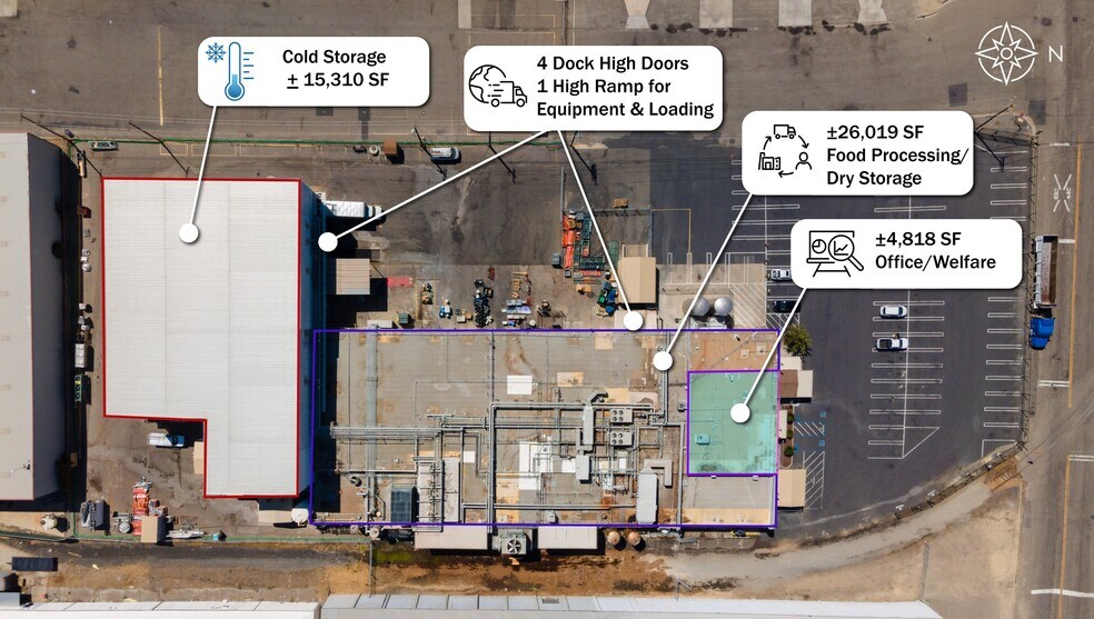 More Photos Of 2068 Lapham Dr, Modesto Food Processing For Lease