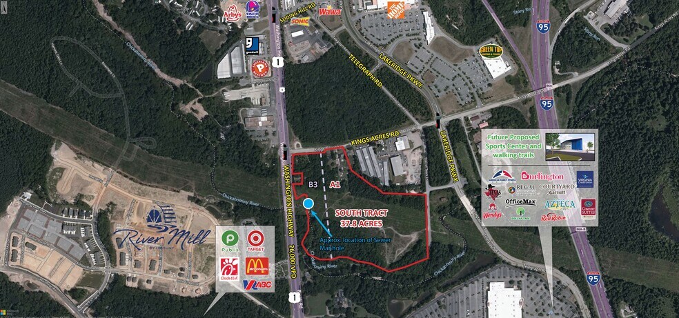 More Photos Of Washington Highway & Kings Acres Rd, Ashland Land For Sale