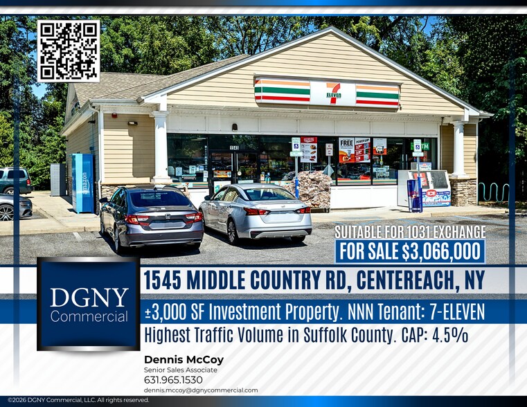 Primary Photo Of 1545 Middle Country Rd, Centereach Convenience Store For Sale