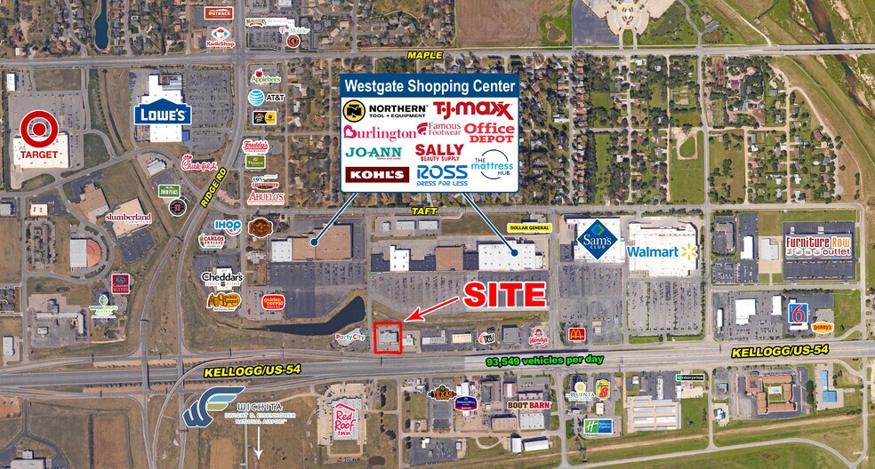 More Photos Of 6810 West Kellogg Dr, Wichita Unknown For Lease