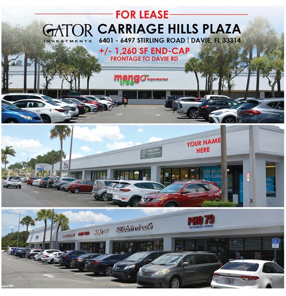 More Photos Of 6401-6493 Stirling Rd, Davie Unknown For Lease
