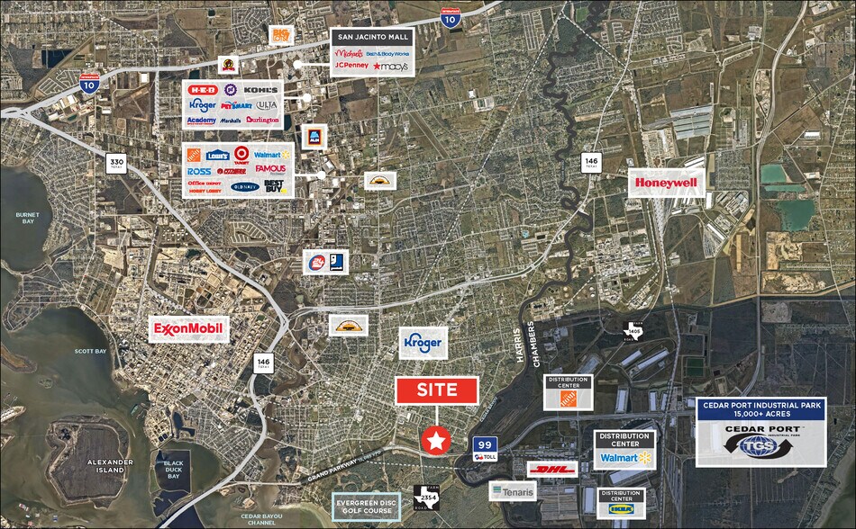 More Photos Of SH 99 & Tri City Beach Rd, Baytown Land For Sale