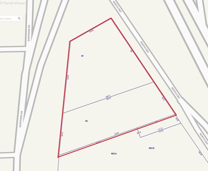 More Photos Of 7926-7928 N Shepherd Dr, Houston Land For Sale