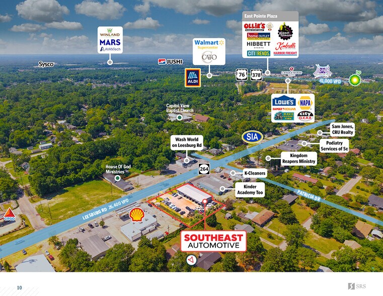 More Photos Of 1613 Leesburg Rd, Columbia General Retail For Sale