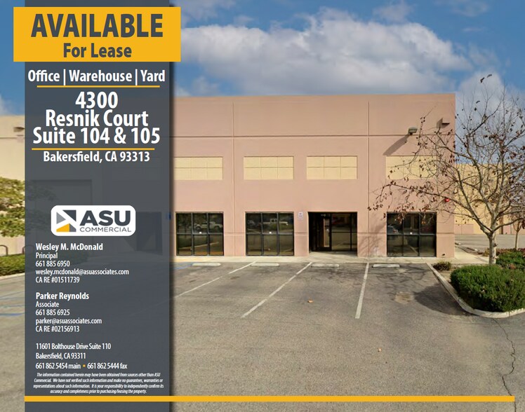 More Photos Of 4300-4308 Resnik Ct, Bakersfield Distribution For Lease