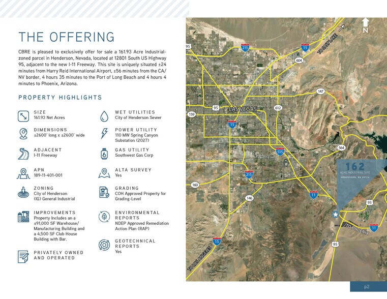 More Photos Of 12801 S US Hwy 95, Boulder City Land For Sale