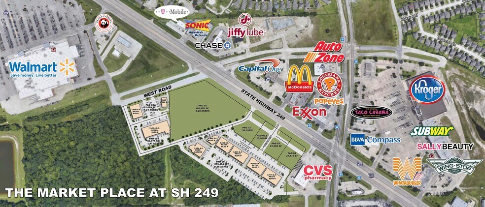 Primary Photo Of 12647 Tomball Pky, Houston General Retail For Lease