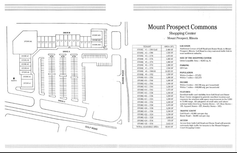 More Photos Of 1710-1784 W Golf Rd, Mount Prospect Restaurant For Lease